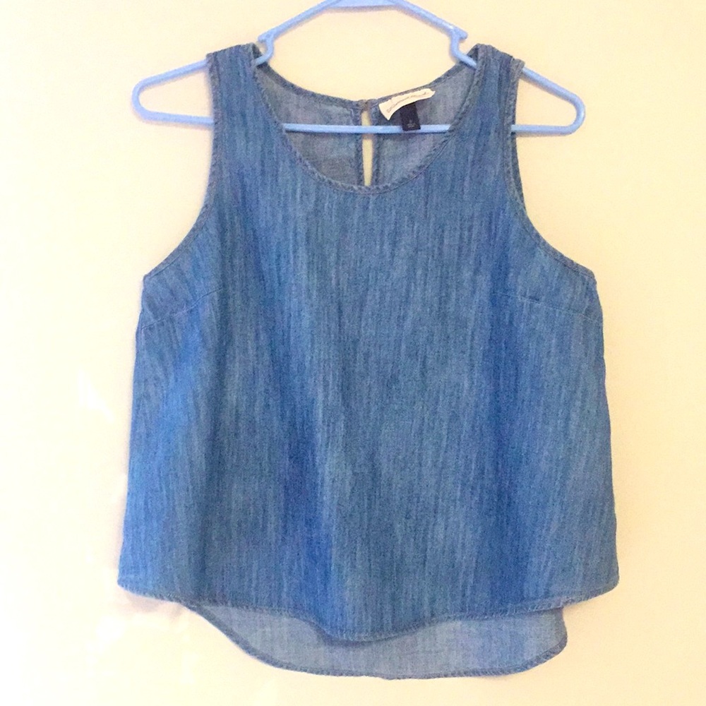 Flowy Denim Tank Top
